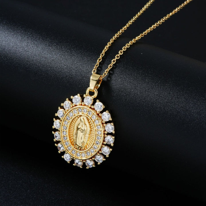 Guadalupe Holy Medal Necklace