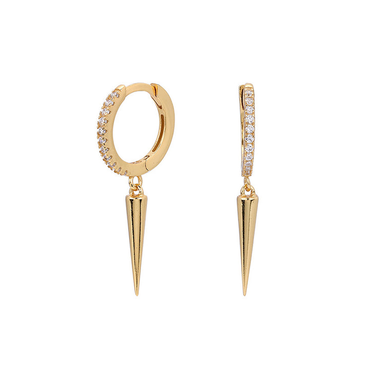 Spike Hoop Dangle Earrings for Everyday
