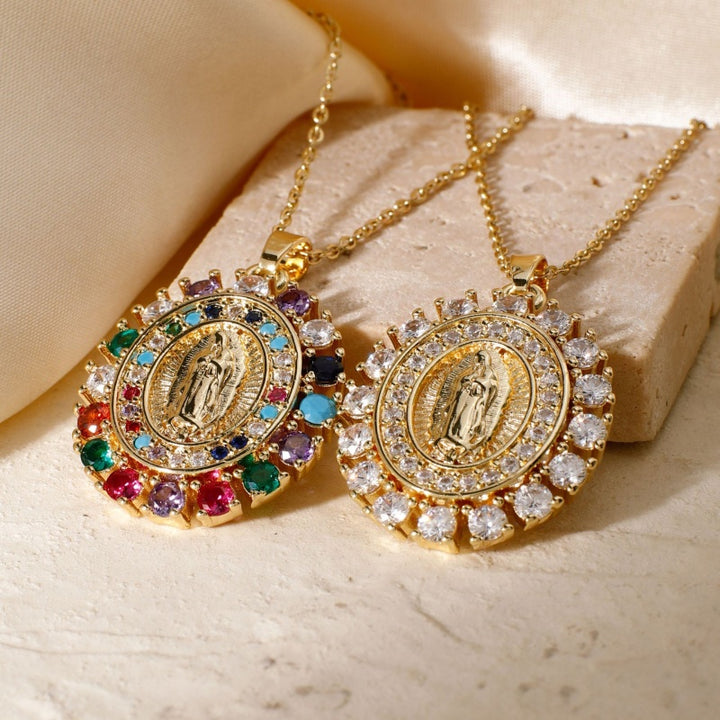 Guadalupe Holy Medal Necklace