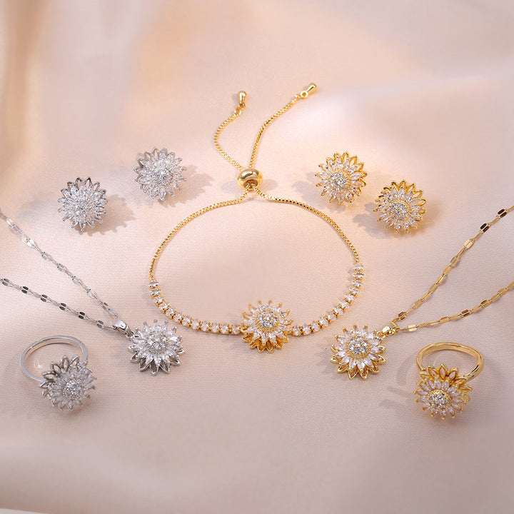 Sunflower Sparkle Jewelry Set