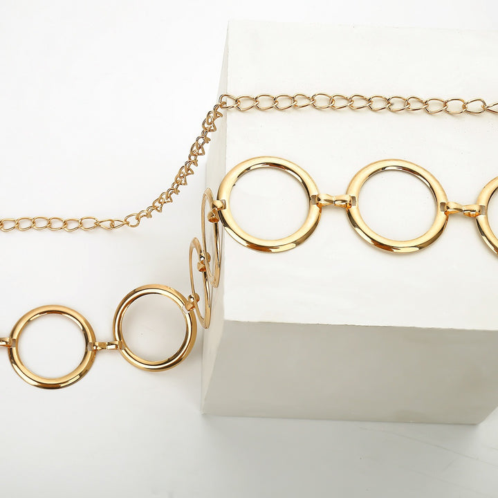 Oversized Circle Chain Belt