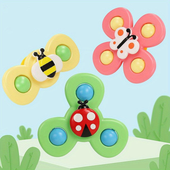 Animal Suction Cup Spinners Fun Cat Play Toy