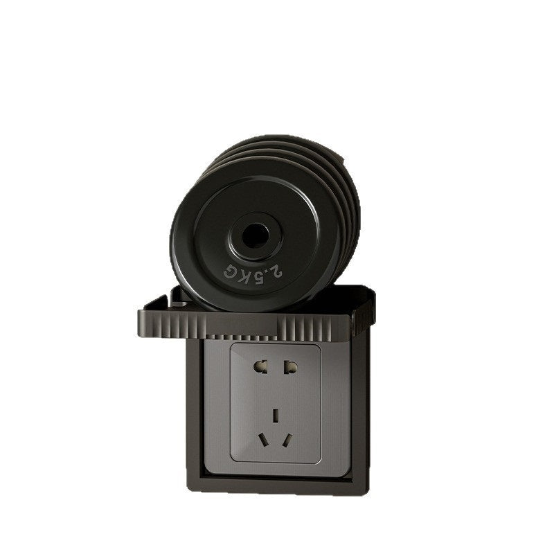 Wall Outlet Storage Shelf – No-Drill Phone Holder &amp; Router Organizer for Home