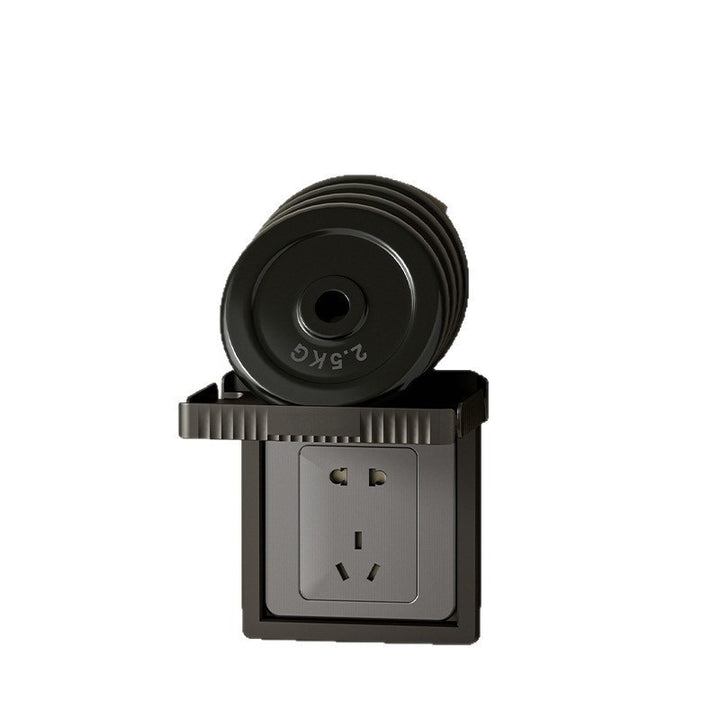 Wall Outlet Storage Shelf – No-Drill Phone Holder &amp; Router Organizer for Home