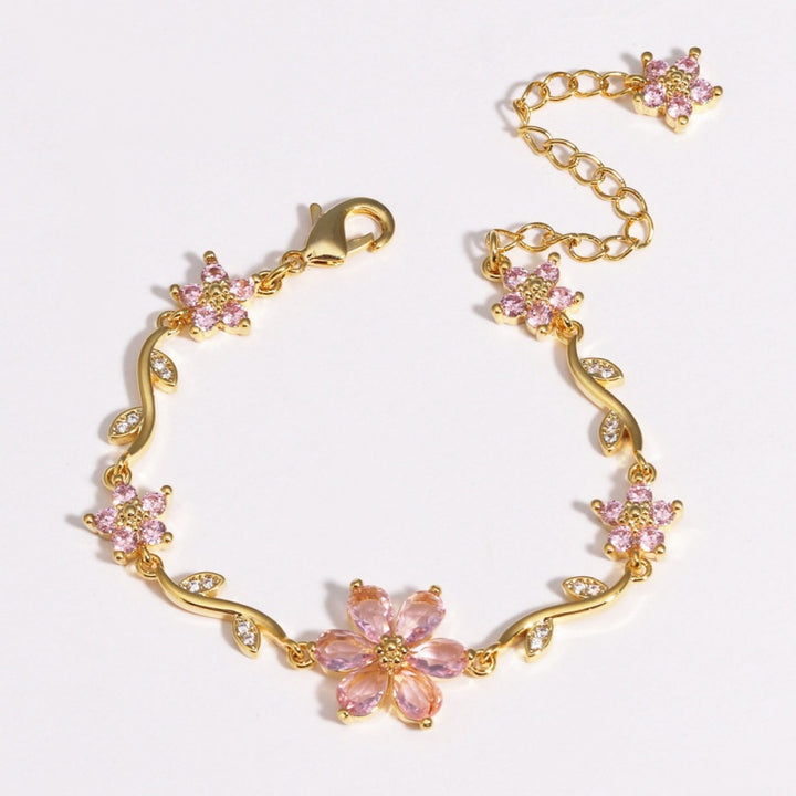 Floral Crystal Bracelet