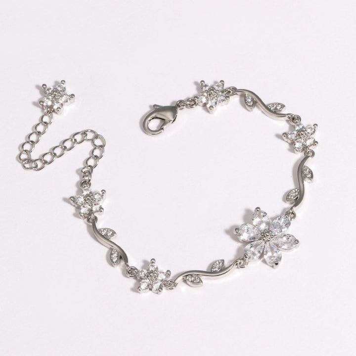Floral Crystal Bracelet