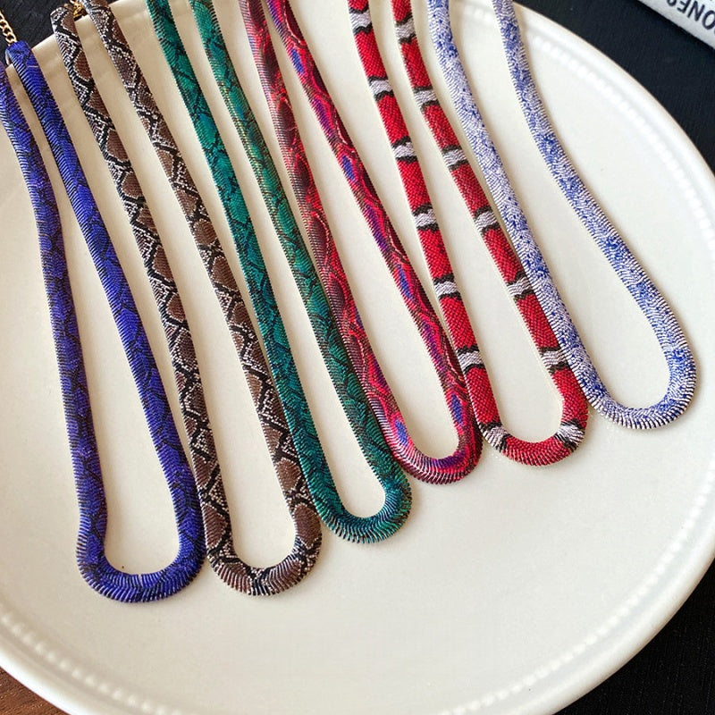 Patterned Woven Necklace for Everyday Wear