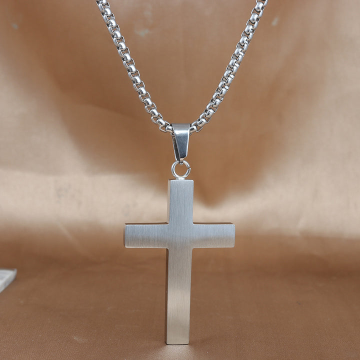 Lords Prayer Cross Necklace Faith Gift