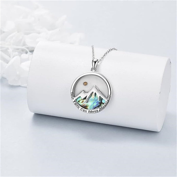 Mustard Seed Mountain Necklace