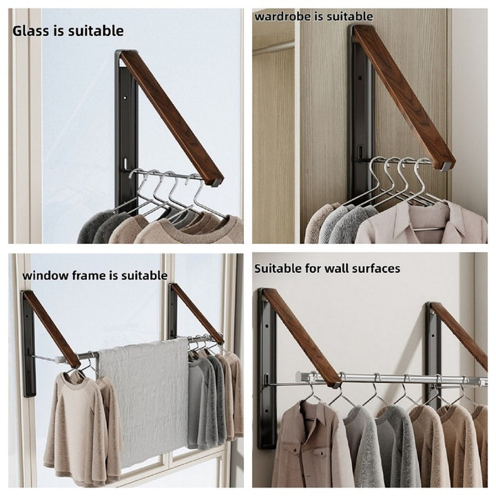 Wall-Mounted Drying Rack
