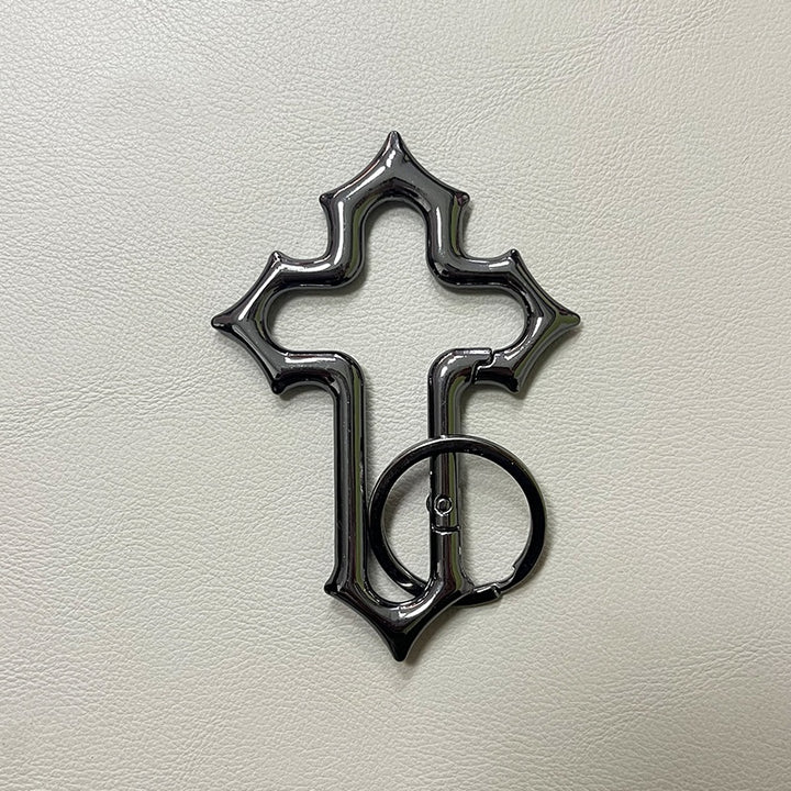 Gothic Cross Carabiner Keychain