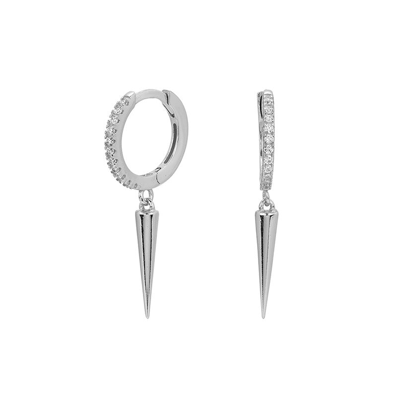 Spike Hoop Dangle Earrings for Everyday