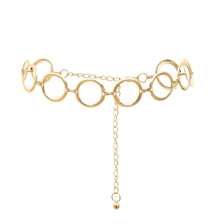 Oversized Circle Chain Belt