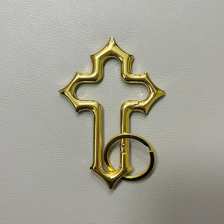 Gothic Cross Carabiner Keychain