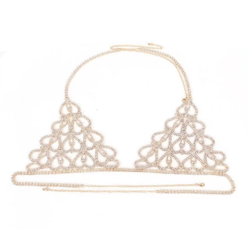 Rhinestone Lingerie Body Jewelry