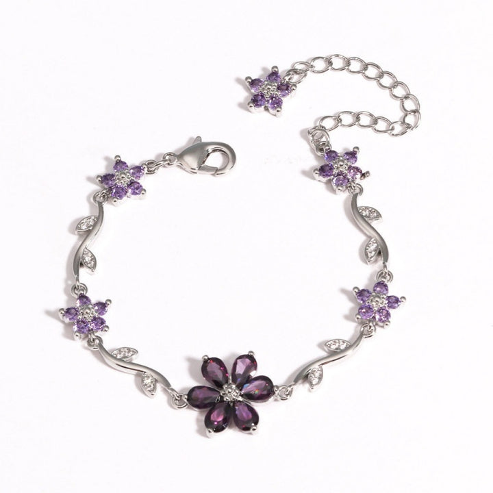 Floral Crystal Bracelet