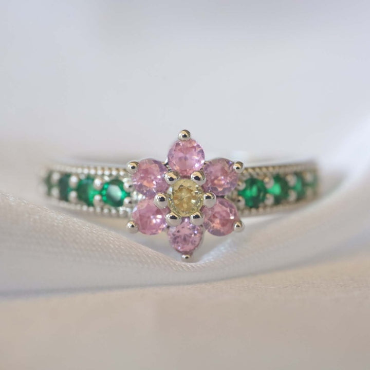 Luxury Adjustable Zircon Ring for a Sweet Look