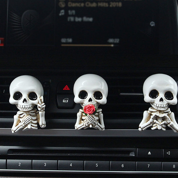 Halloween Skull Vent Clip