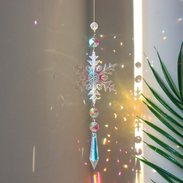 Iridescent Snowflake Suncatcher