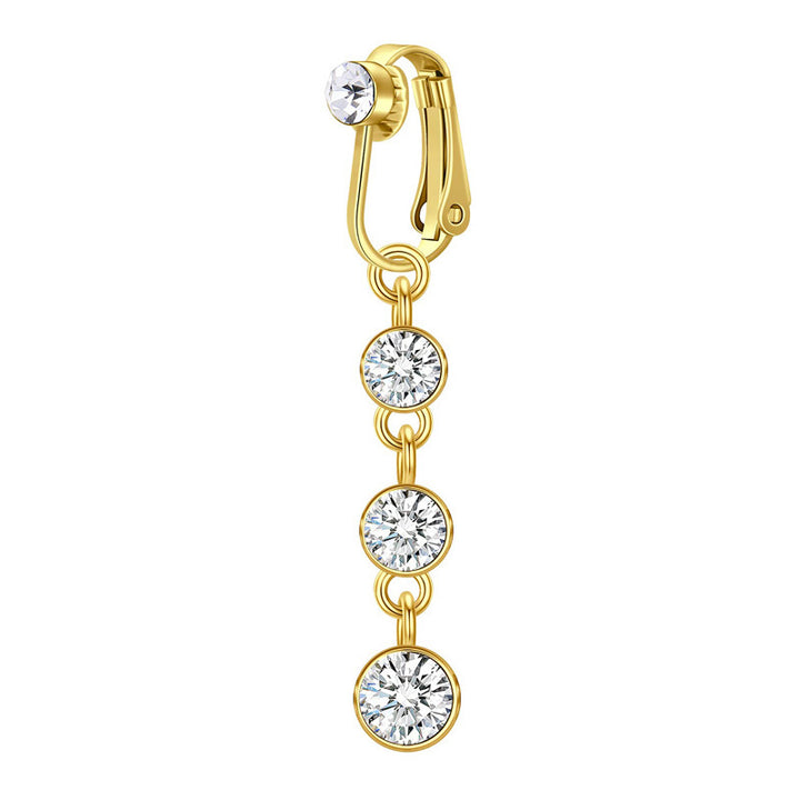 Fake Belly Button Ring Clip On for Daily Wear