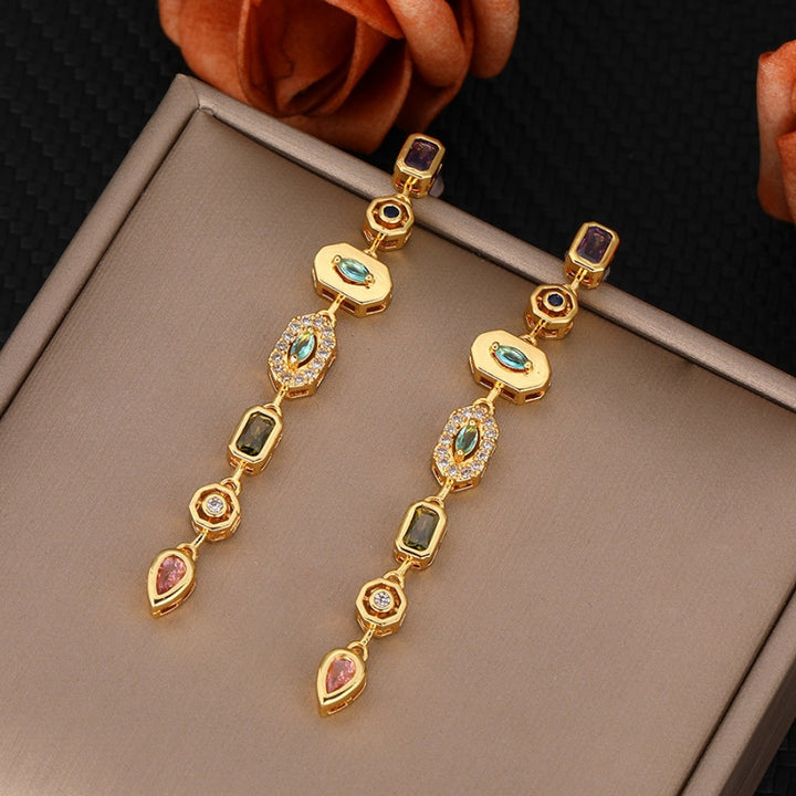 Seven Chakra Gemstone Pendant Necklace