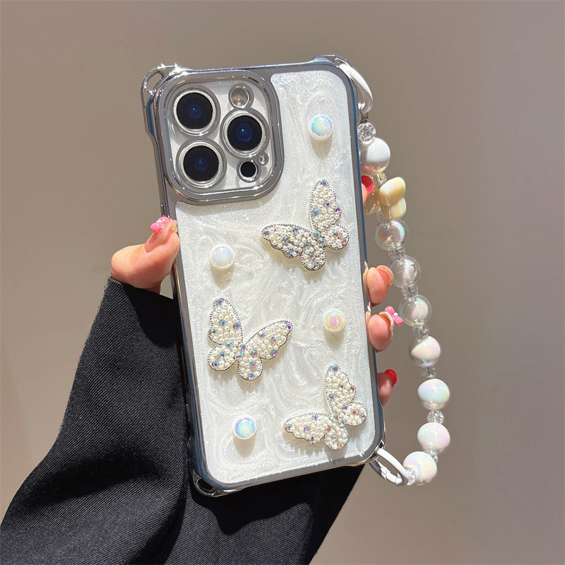 Pearl Butterfly Phone Purse