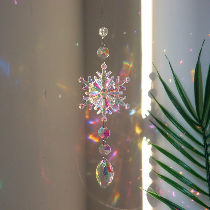 Iridescent Snowflake Suncatcher