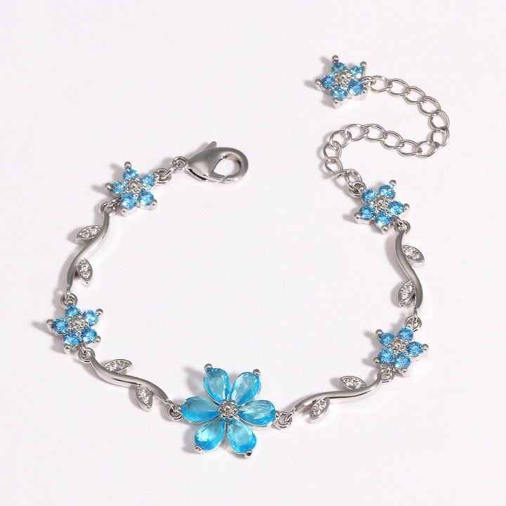 Floral Crystal Bracelet
