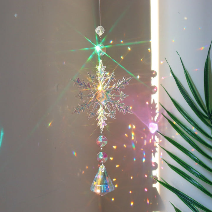 Iridescent Snowflake Suncatcher