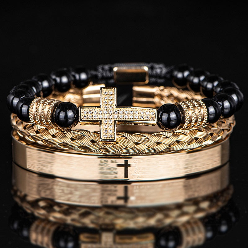 Royal Crown Bracelet Stack Set