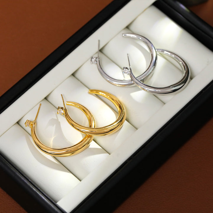 Chunky Hoop Earrings Everyday Luxury