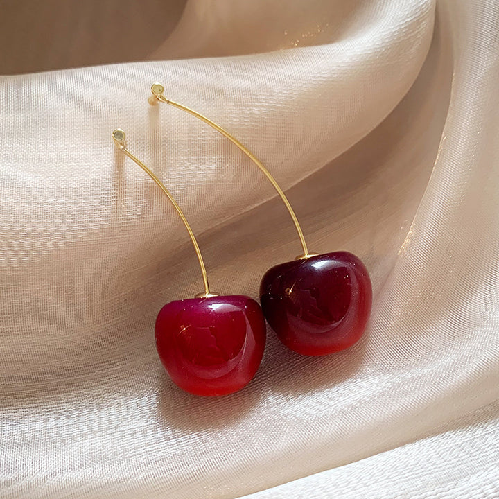 Cherry Drop Earrings
