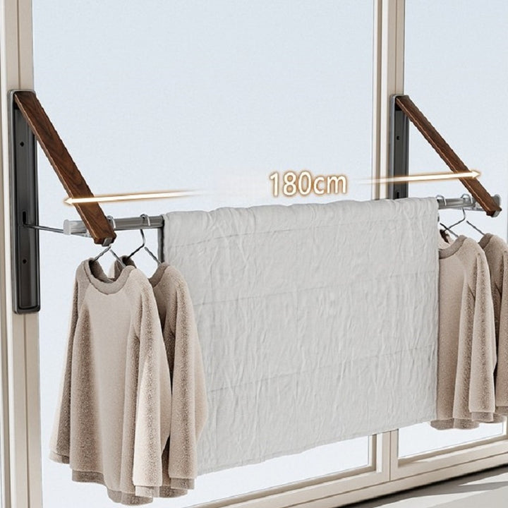 Wall-Mounted Drying Rack