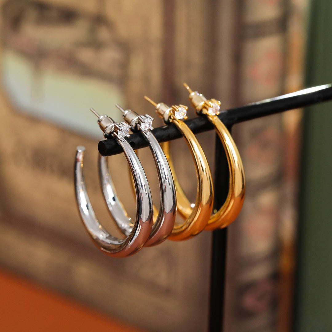 Chunky Hoop Earrings Everyday Luxury