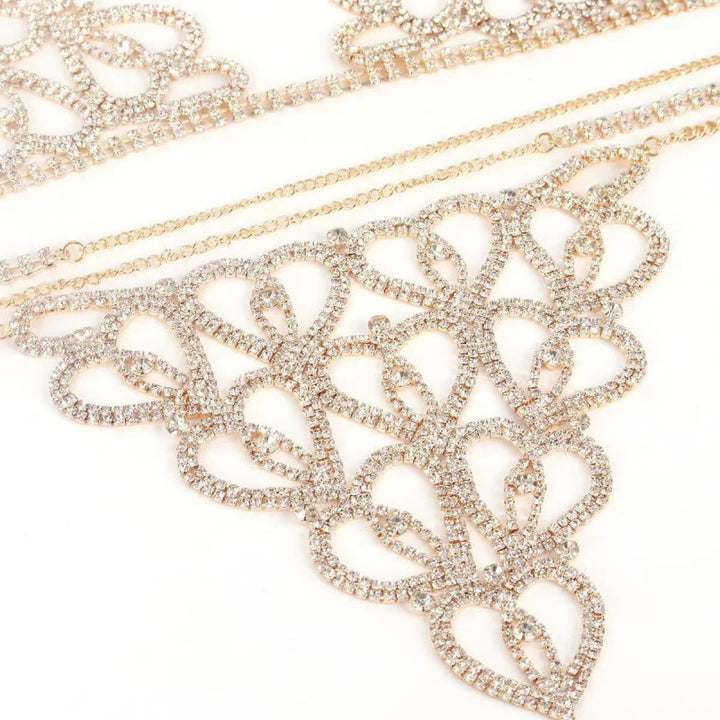 Rhinestone Lingerie Body Jewelry