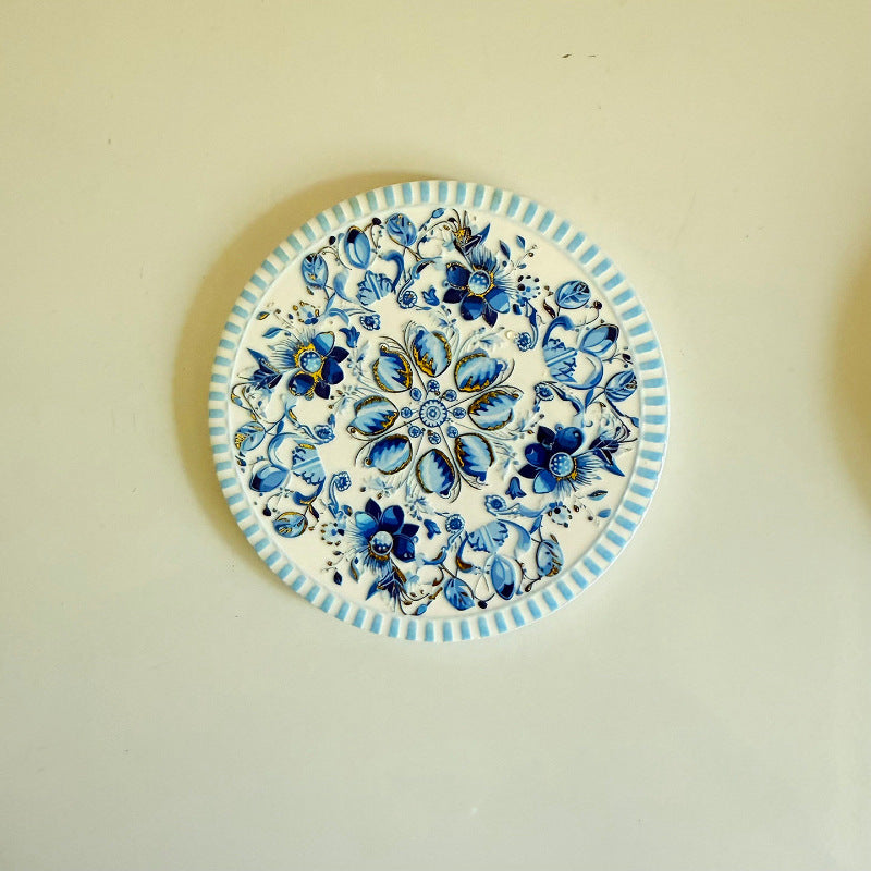 Ceramic Cork Coaster – Handcrafted Pattern Series