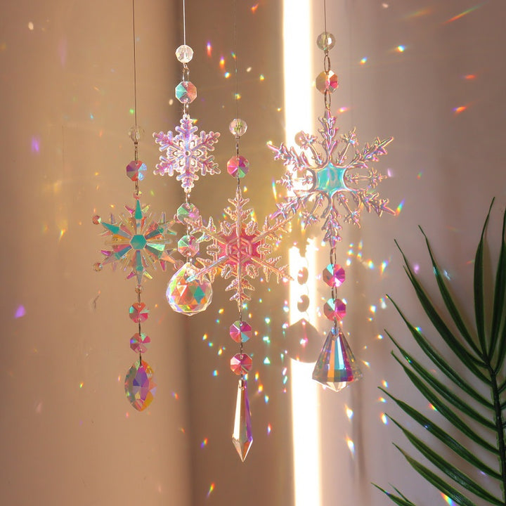 Iridescent Snowflake Suncatcher