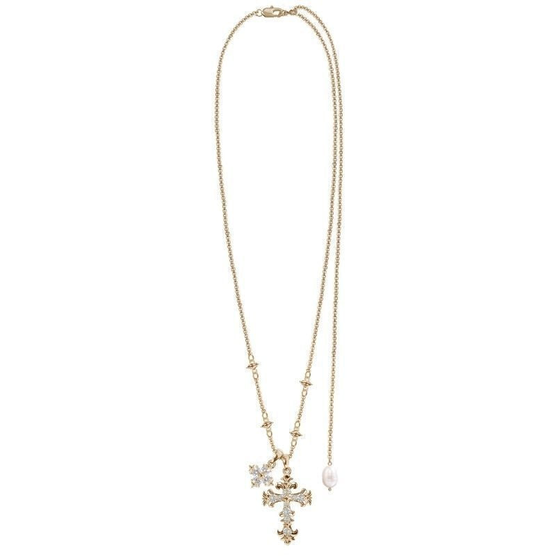 Sparkling Crystal Cross Necklace