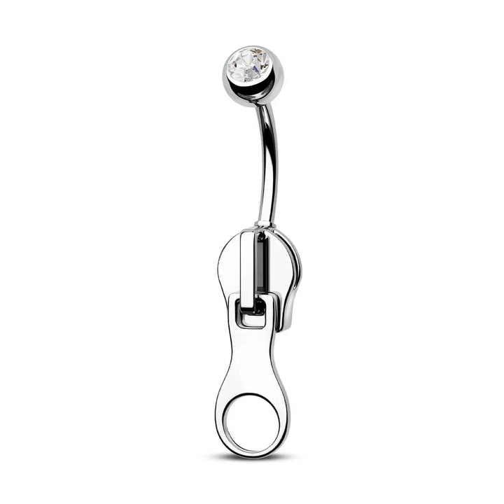 Zipper Belly Ring