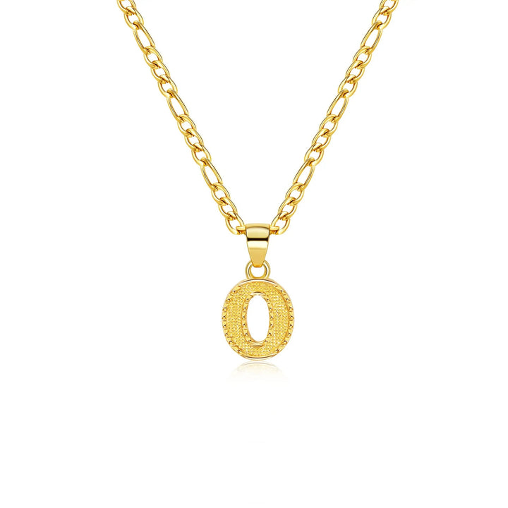 26 Letter Pendant Titanium Steel Necklace