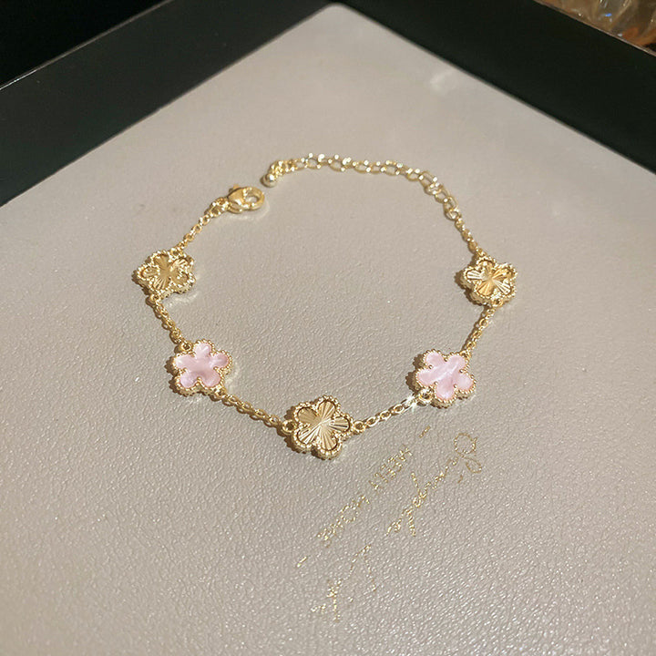 Floral Bow Zirconia Bracelet