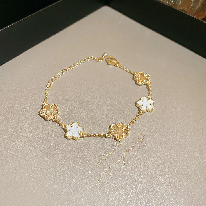 Floral Bow Zirconia Bracelet