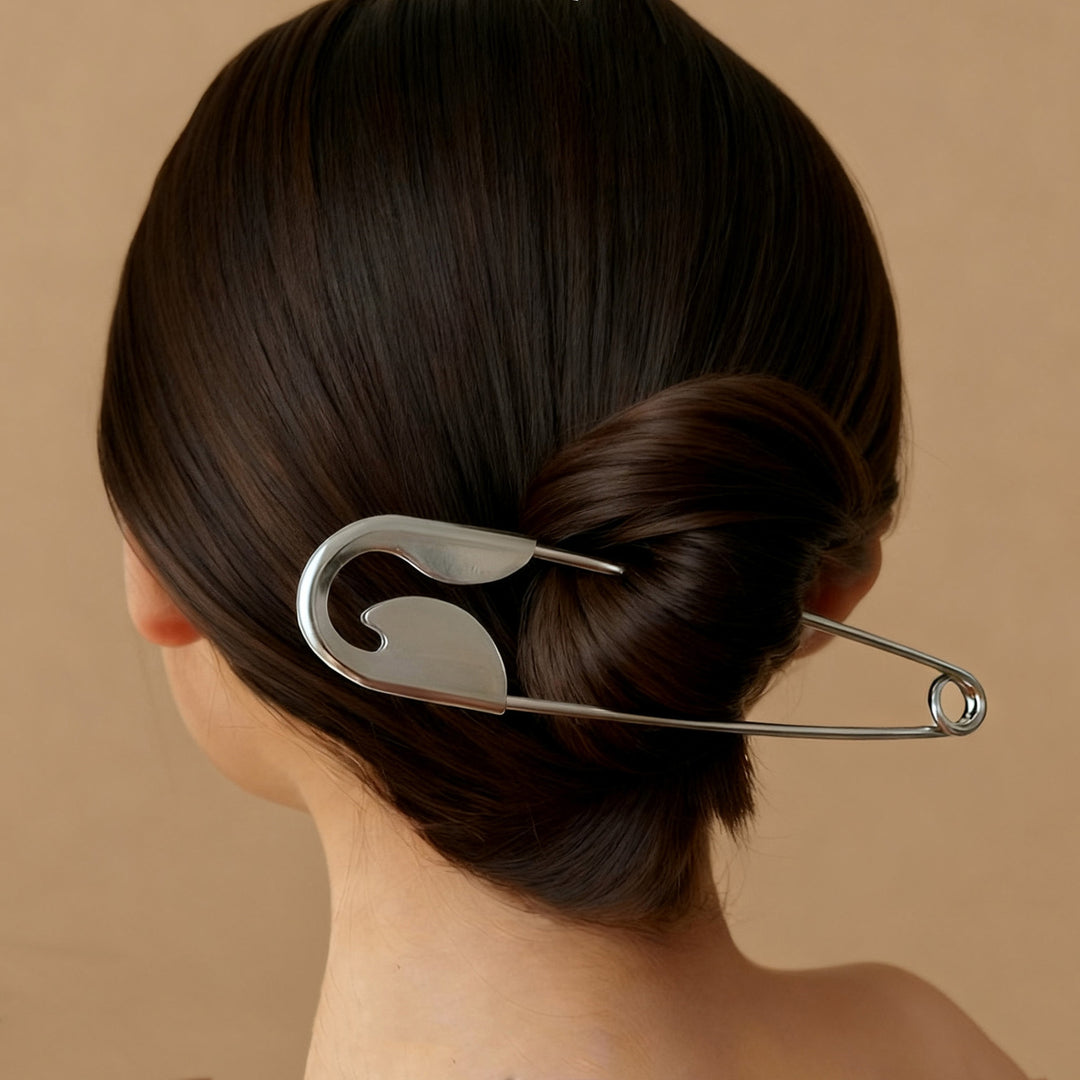 Oversized Safety Pin Hair Clip