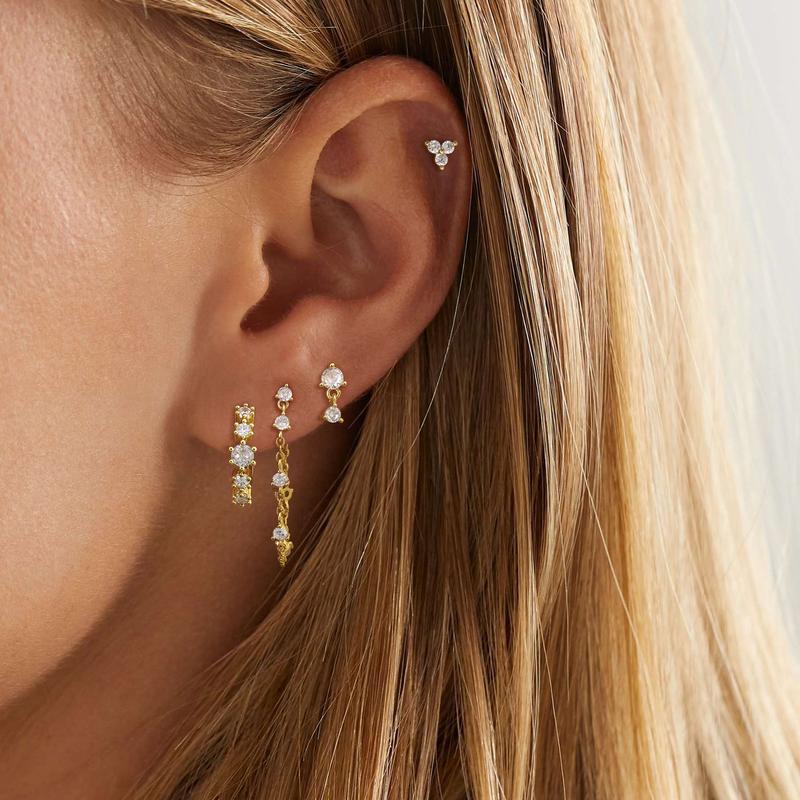 Dainty Sparkle Ear Stack Set