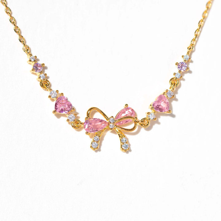 Floral Bow Zirconia Bracelet