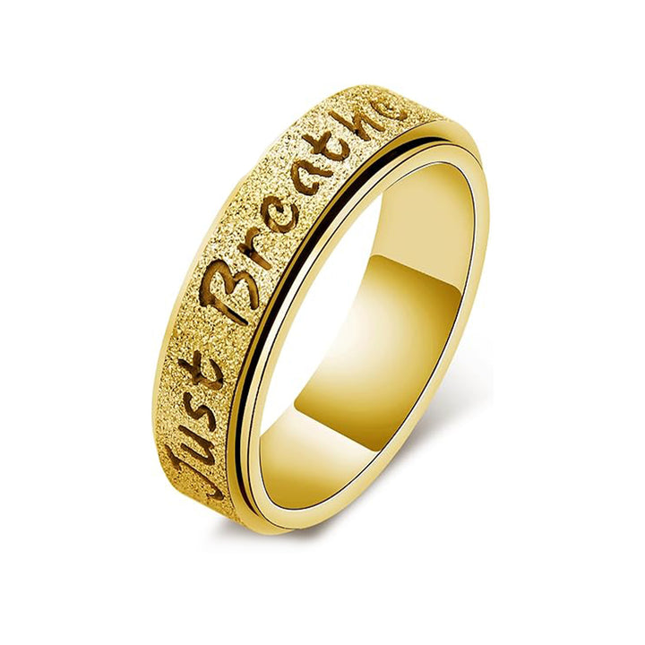 Just Breathe Spinner Reminder Ring