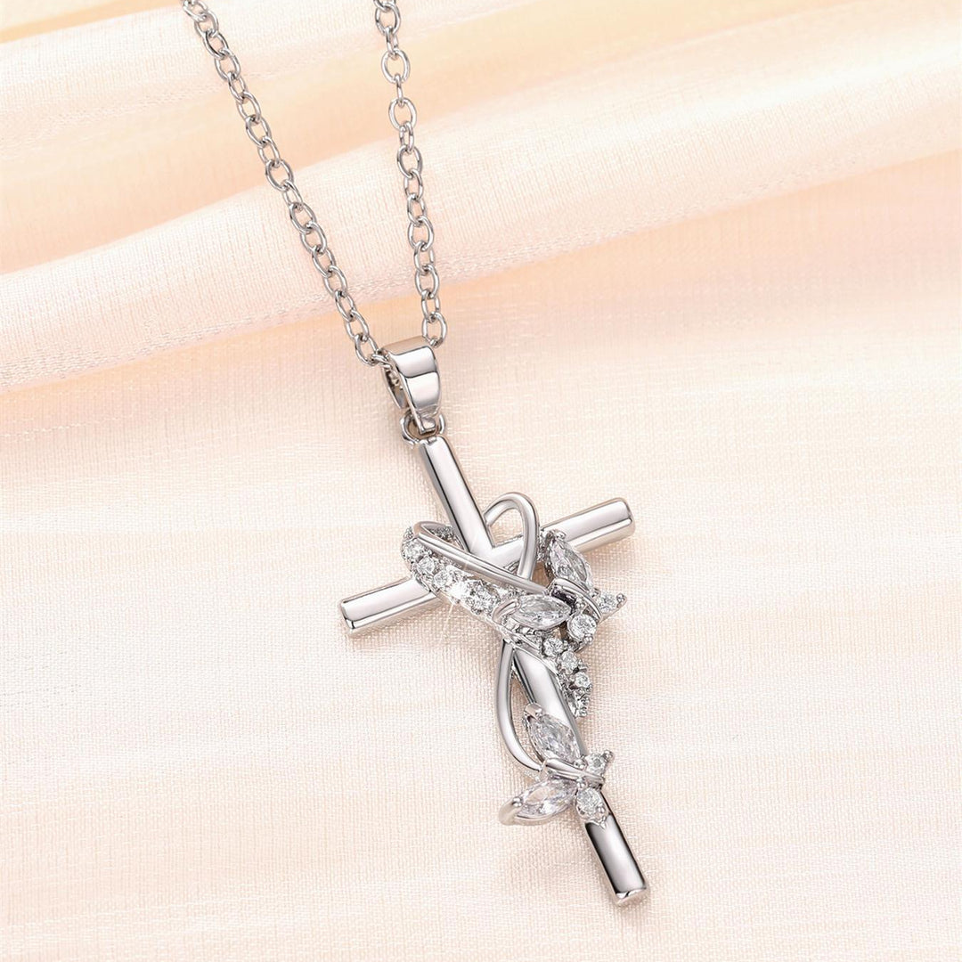 Elegant Cross Pendant Necklace Gift