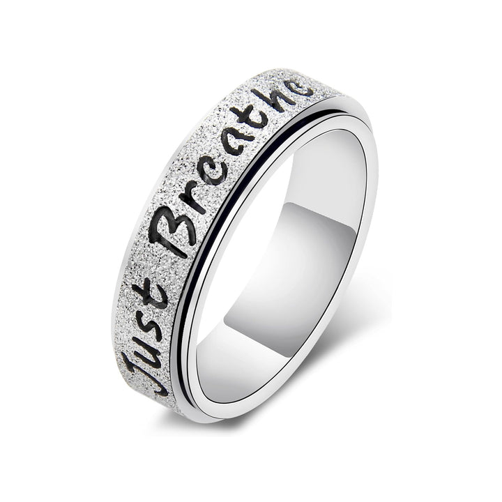 Just Breathe Spinner Reminder Ring