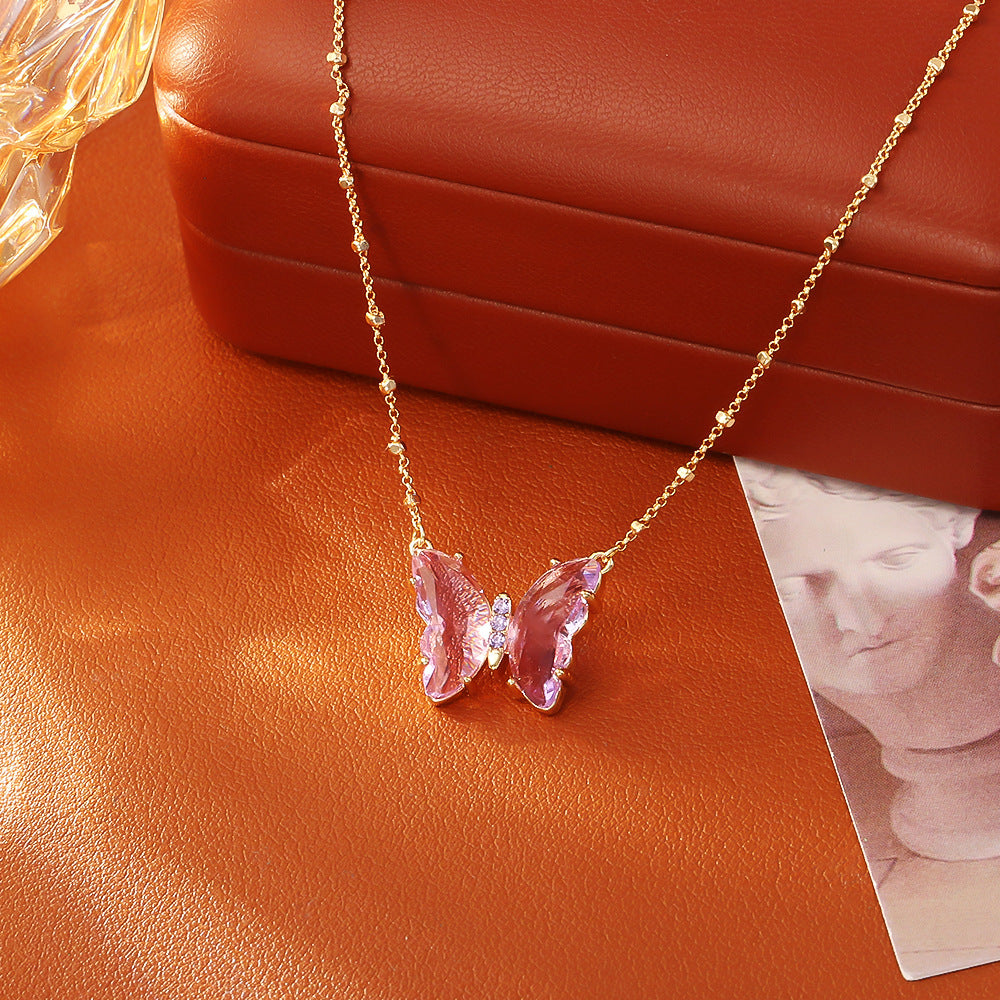 Purple Butterfly Zircon Jewelry