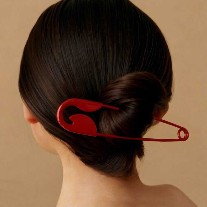 Oversized Safety Pin Hair Clip